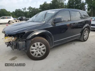 2014 Dodge Journey SE with VIN 3C4PDCAB3ET186485, listed as a Copart auction lot 57249425 with 167,684 mi miles and Salvage title. Bid and sale history available at DreamBid. Image 1.