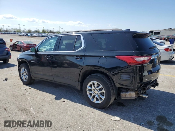 2021 Chevrolet Traverse LT Cloth z VIN 1GNEVGKWXMJ163795, wystawiony jako Copart lot #51972485 z przebiegiem 28 043 mil mil oraz Szkoda całkowita • Salvage title. Historia ofert i sprzedaży dostępna na DreamBid. Obrazek 2.