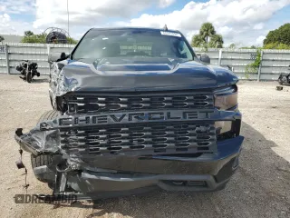 2019 Chevrolet Silverado 1500 Custom with VIN 1GCPWBEF4KZ244447, listed as a Copart auction lot 80223094 with 49,545 mi miles and Salvage Title. Bid and sale history available at carsss.com. Image 5.