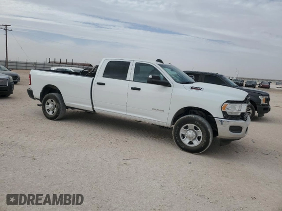 2022 Ram 3500 Tradesman with VIN 3C63R3GLXNG163592, listed as a Copart auction lot 47757715 with 25,067 mi miles and Salvage Title. Bid and sale history available at carsss.com. Image 4.