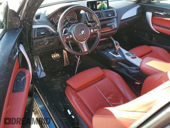 2017 BMW 2 Series M240i xDrive with VIN WBA2G3C38HV641419, listed as a Copart auction lot 46278565 with 30,907 mi miles and Salvage Title. Bid and sale history available at carsss.com. Image 8.
