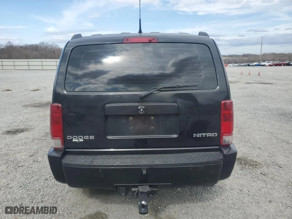 2011 Dodge Nitro SE with VIN 1D4PU2GK1BW500922, listed as a Copart auction lot 47606585 with 0 mi miles and Salvage Title. Bid and sale history available at carsss.com. Image 6.