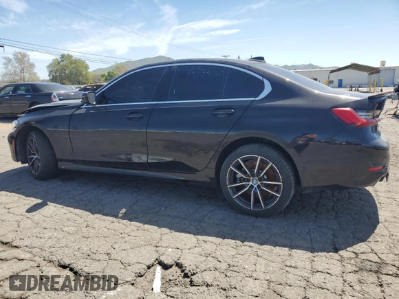 2021 BMW 3 Series 330i with VIN 3MW5R1J08M8B86329, listed as a Copart auction lot 50404285 with 33,545 mi miles and Clean Title. Bid and sale history available at carsss.com. Image 2.