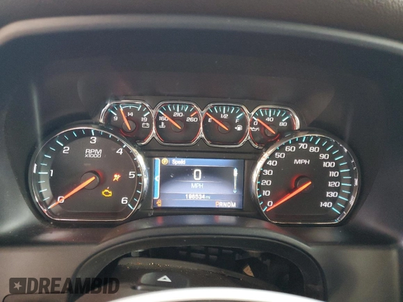 2014 Chevrolet Silverado 1500 LTZ with VIN 1GCVKSEC8EZ172116, listed as a Copart auction lot 45472965 with 196,534 mi miles and Salvage Title. Bid and sale history available at DreamBid. Image 9.