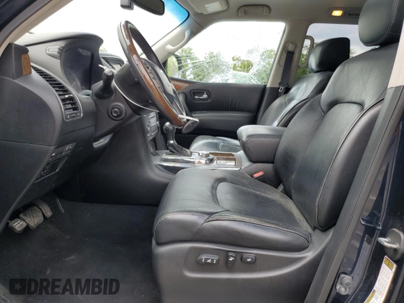 2015 Infiniti QX80 z VIN JN8AZ2NE4F9083550, wystawiony jako Copart lot #58028575 z przebiegiem 87 495 mil mil oraz Szkoda całkowita • Salvage title. Historia ofert i sprzedaży dostępna na DreamBid. Obrazek 7.