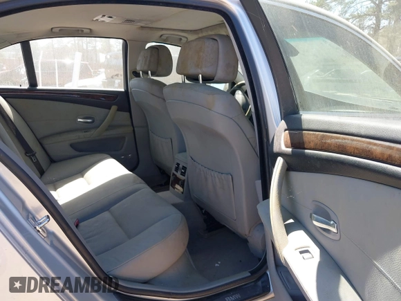2008 BMW 5 Series 535i with VIN WBANW13588CZ75757, listed as a IAAI auction lot 41759107 with Not Provided miles and . Bid and sale history available at carsss.com. Image 8.