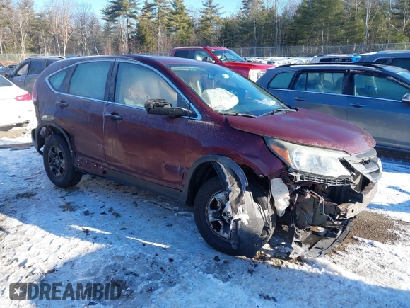 2014 Honda CR-V LX with VIN 5J6RM4H33EL007638, listed as a IAAI auction lot 41191586 with 151,790 mi miles. Bid and sale history available at carsss.com. Image 1.