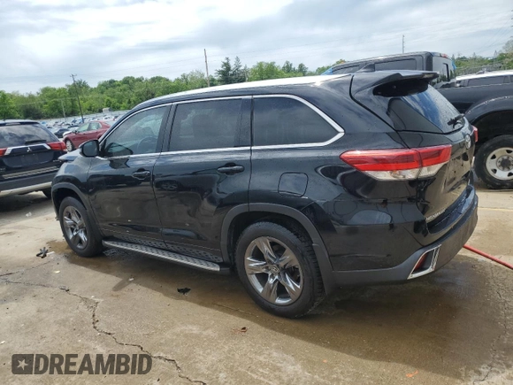 2019 Toyota Highlander Limited с VIN 5TDDZRFH1KS701297, выставлен на аукционе Copart как лот 55472505 с пробегом 75 254 миль миль и Списание • Salvage title. История ставок и продаж доступна на DreamBid. Изображение 2.