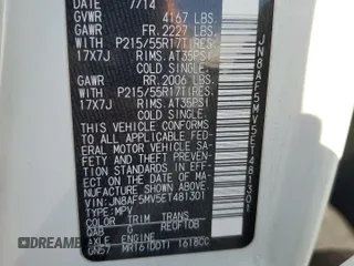 2014 Nissan Juke S with VIN JN8AF5MV5ET481301, listed as a Copart auction lot 45581615 with 109,936 mi miles and Salvage title. Bid and sale history available at DreamBid. Image 14.
