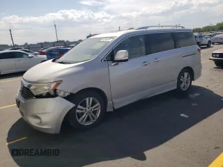 2012 Nissan Quest S z VIN JN8AE2KP9C9032669, wystawiony jako Copart lot #60145515 z przebiegiem 133 967 mil mil oraz Czysty tytuł • Clean title. Historia ofert i sprzedaży dostępna na DreamBid. Obrazek 1.