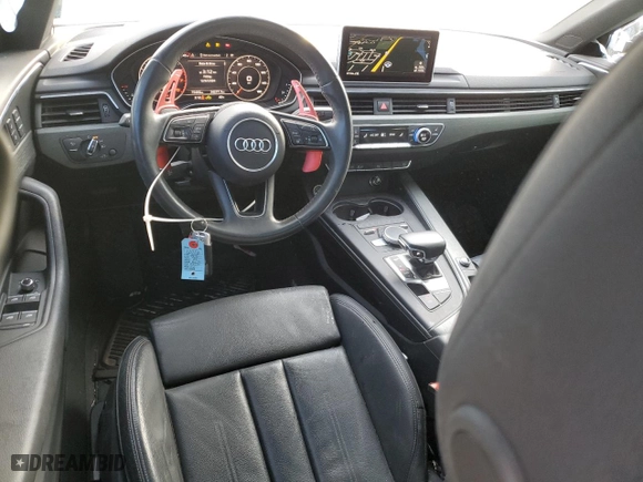 2018 Audi A4 Premium Plus with VIN WAULMAF43JN019550, listed as a Copart auction lot 83832484 with 75,466 mi miles and Salvage Title. Bid and sale history available at carsss.com. Image 8.