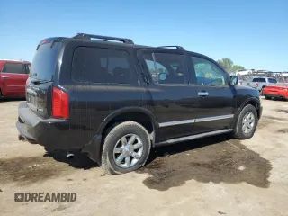 2004 Infiniti QX56 with VIN 5N3AA08C74N812357, listed as a Copart auction lot 69843174 with 0 mi miles and Salvage Title. Bid and sale history available at carsss.com. Image 3.