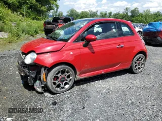 2015 FIAT 500 Sport with VIN 3C3CFFBRXFT721601, listed as a Copart auction lot 61072035 with Not provided miles and Salvage title. Bid and sale history available at DreamBid. Image 1.