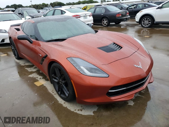 2015 Chevrolet Corvette Z51 2LT with VIN 1G1YK2D76F5109440, listed as a Copart auction lot 74430084 with 0 mi miles and Non Repairable. Bid and sale history available at carsss.com. Image 4.