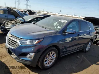 2021 Chevrolet Equinox LT with VIN 3GNAXKEV9ML392797, listed as a Copart auction lot 48789045 with 47,156 mi miles and Salvage Title. Bid and sale history available at DreamBid. Image 1.