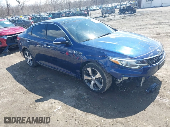 2019 Kia Optima LX with VIN 5XXGT4L30KG283410, listed as a IAAI auction lot 41899185 with 100,189 mi miles and . Bid and sale history available at carsss.com. Image 1.
