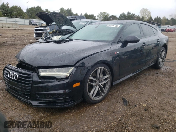 2016 Audi A7 3.0 Premium Plus with VIN WAUWGAFC3GN085424, listed as a Copart auction lot 50728183 with 62,725 mi miles. Bid and sale history available at carsss.com. Image 1.