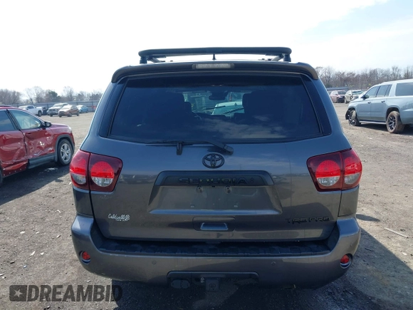 2021 Toyota Sequoia TRD Pro with VIN 5TDEY5B18MS187069, listed as a IAAI auction lot 41701691 with 100,629 mi miles. Bid and sale history available at carsss.com. Image 16.