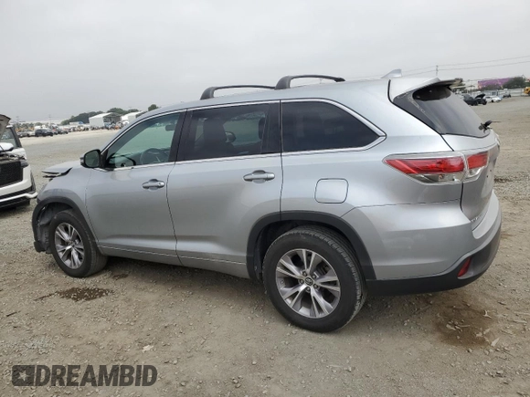 2016 Toyota Highlander LE Plus with VIN 5TDZKRFH9GS165569, listed as a Copart auction lot 60481085 with 133,422 mi miles and Salvage title. Bid and sale history available at DreamBid. Image 2.