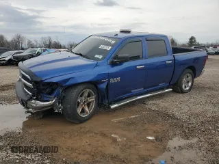 2017 Ram 1500 Express with VIN 3C6RR7KT1HG648989, listed as a Copart auction lot 52937025 with 141,218 mi miles and Salvage title. Bid and sale history available at DreamBid. Image 1.