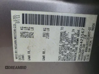 2012 Nissan Altima S with VIN 1N4AL2AP5CN425567, listed as a Copart auction lot 50689355 with 32,831 mi miles and Salvage Title. Bid and sale history available at DreamBid. Image 12.