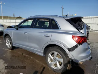 2019 Audi Q3 Premium Plus with VIN WA1BECF32K1073178, listed as a Copart auction lot 52552305 with 56,831 mi miles and Salvage Title. Bid and sale history available at carsss.com. Image 2.
