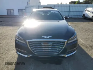 2018 Genesis G80 3.8L z VIN KMHGN4JE1JU265260, wystawiony jako Copart lot #87121164 z przebiegiem 90 611 mil mil oraz Szkoda całkowita • Salvage title. Historia ofert i sprzedaży dostępna na DreamBid. Obrazek 5.