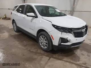 2022 Chevrolet Equinox LT with VIN 3GNAXUEV0NS222198, listed as a IAAI auction lot 41854151 with 30,034 mi miles. Bid and sale history available at carsss.com. Image 1.