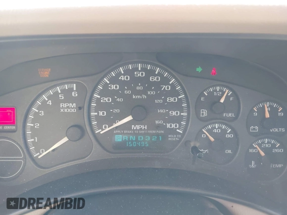 2001 GMC Yukon XL SLE with VIN 3GKFK16TX1G276201, listed as a IAAI auction lot 41537220 with 150,495 mi miles. Bid and sale history available at carsss.com. Image 7.