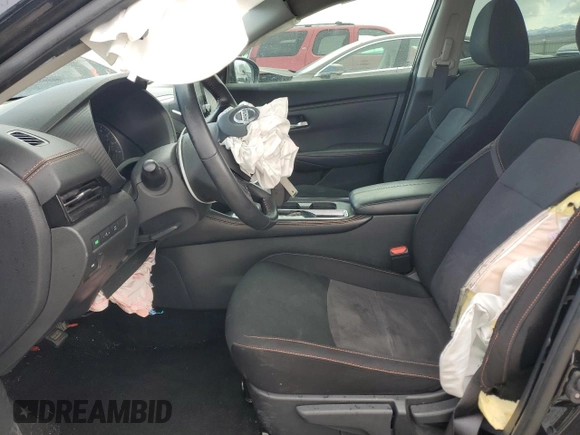 2021 Nissan Sentra SR with VIN 3N1AB8DV2MY277217, listed as a Copart auction lot 51702815 with 48,758 mi miles and Salvage Title. Bid and sale history available at DreamBid. Image 7.