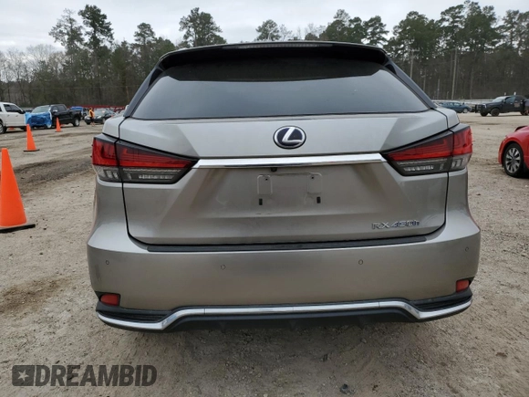 2020 Lexus RX with VIN 2T2HGMDA6LC043854, listed as a Copart auction lot 43705705 with 39,700 mi miles and Salvage Title. Bid and sale history available at carsss.com. Image 6.