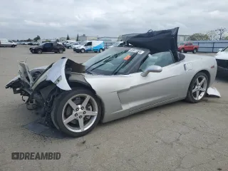 2005 Chevrolet Corvette with VIN 1G1YY34UX55122555, listed as a Copart auction lot 45927255 with 62,012 mi miles and Salvage title. Bid and sale history available at DreamBid. Image 1.