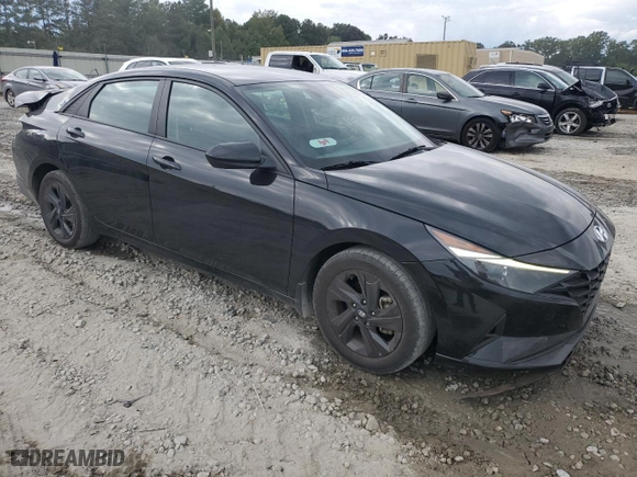2022 Hyundai Elantra Essential with VIN KMHLM4AGXNU245369, listed as a Copart auction lot 72080114 with 135,026 mi miles and Salvage Title. Bid and sale history available at carsss.com. Image 4.