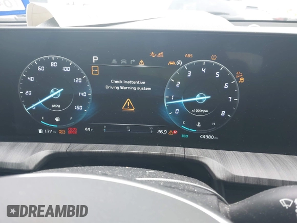 2023 Kia Telluride SX Prestige X-Pro with VIN 5XYP5DGC3PG329805, listed as a IAAI auction lot 41289569 with 44,380 mi miles and . Bid and sale history available at DreamBid. Image 7.
