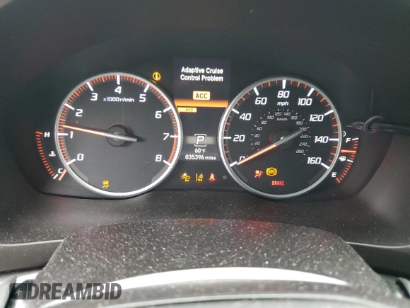 2019 Acura ILX w/Premium/A-Spec Pkg with VIN 19UDE2F88KA002086, listed as a Copart auction lot 49736515 with 35,396 mi miles and Salvage Title. Bid and sale history available at carsss.com. Image 9.