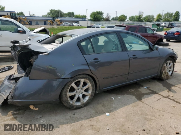 2007 Nissan Maxima SE with VIN 1N4BA41E37C816948, listed as a Copart auction lot 59206625 with 203,129 mi miles and Salvage title. Bid and sale history available at DreamBid. Image 3.