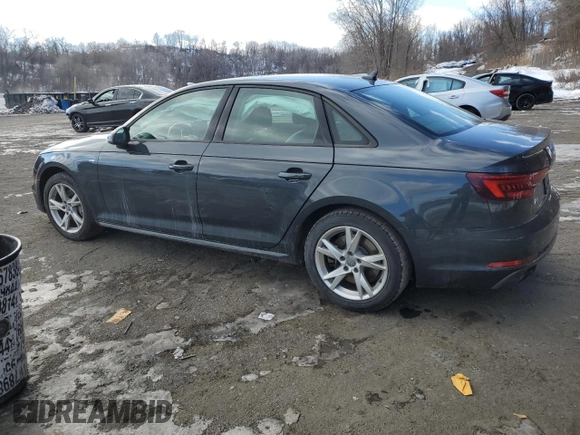 2018 Audi A4 Premium with VIN WAUDNAF46JA143840, listed as a Copart auction lot 45106615 with 0 mi miles and Salvage Title. Bid and sale history available at carsss.com. Image 2.