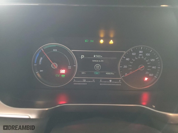 2022 Kia Sorento Hybrid EX with VIN KNDRH4LG9N5077492, listed as a Copart auction lot 83852184 with 40,829 mi miles and Salvage Title. Bid and sale history available at carsss.com. Image 9.