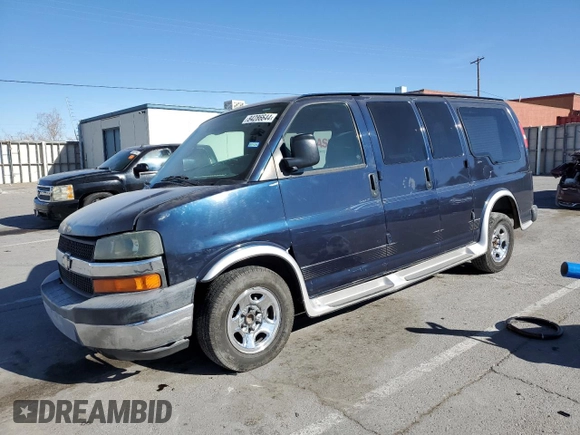 2005 Chevrolet Express Cargo Van YF7 Upfitter with VIN 1GBFG15T251252837, listed as a Copart auction lot 84286644 with 240,872 mi miles and Salvage Title. Bid and sale history available at carsss.com. Image 1.