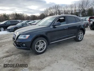 2017 Audi Q5 Premium with VIN WA1C2AFP4HA090416, listed as a Copart auction lot 88977525 with 0 mi miles and Salvage Title. Bid and sale history available at carsss.com. Image 1.