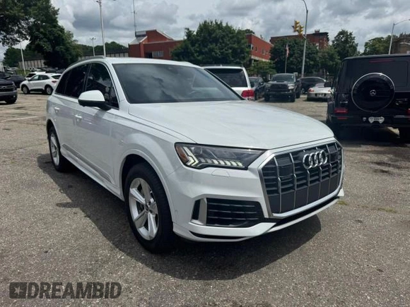 2023 Audi Q7 Premium with VIN WA1AXBF78PD019523, listed as a Copart auction lot 66156955 with 13,821 mi miles and Clean title. Bid and sale history available at DreamBid. Image 4.