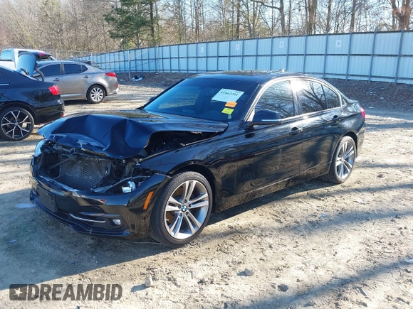 2016 BMW 3 Series 328i with VIN WBA8E9G52GNU28995, listed as a IAAI auction lot 41662201 with 86,381 mi miles. Bid and sale history available at carsss.com. Image 17.