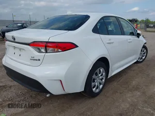 2024 Toyota Corolla Hybrid LE with VIN JTDBCMFE3R3048792, listed as a IAAI auction lot 41915869 with 22,899 mi miles. Bid and sale history available at carsss.com. Image 4.