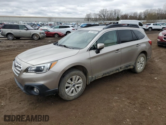 2015 Subaru Outback Premium with VIN 4S4BSBHC1F3234924, listed as a Copart auction lot 50319685 with 168,305 mi miles and Clean title. Bid and sale history available at DreamBid. Image 1.