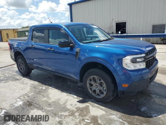 2024 Ford Maverick XLT with VIN 3FTTW8H37RRA63473, listed as a Copart auction lot 61185685 with 15,535 mi miles and Salvage title. Bid and sale history available at DreamBid. Image 4.