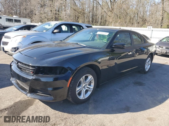 2023 Dodge Charger SXT z VIN 2C3CDXBG1PH623822, wystawiony jako Copart lot #51985765 z przebiegiem 25 519 mil mil oraz Szkody całkowita. Historia ofert i sprzedaży dostępna na DreamBid. Obrazek 1.