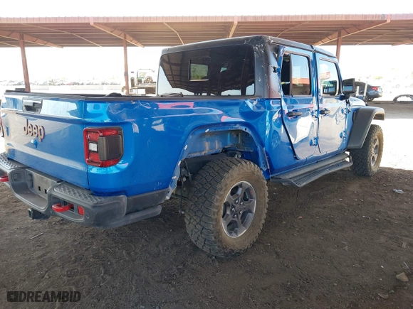 2021 Jeep Gladiator Rubicon with VIN 1C6JJTBGXML516164, listed as a IAAI auction lot 41837544 with 48,197 mi miles. Bid and sale history available at carsss.com. Image 4.