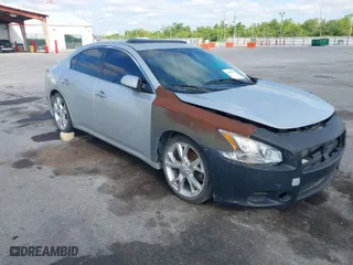 2012 Nissan Maxima 3.5 S with VIN 1N4AA5AP9CC843634, listed as a IAAI auction lot 42031123 with 1 mi miles. Bid and sale history available at carsss.com. Image 1.