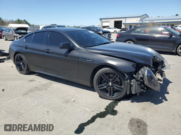 2015 BMW 6 Series 640i xDrive z VIN WBA6B8C53FD453909, wystawiony jako Copart lot #55292765 z przebiegiem 84 971 mil mil oraz Szkoda całkowita • Salvage title. Historia ofert i sprzedaży dostępna na DreamBid. Obrazek 4.