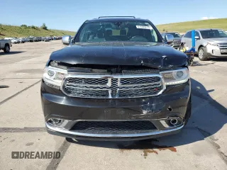 2016 Dodge Durango Citadel with VIN 1C4RDJEG6GC341421, listed as a Copart auction lot 61680215 with 77,024 mi miles and Salvage title. Bid and sale history available at DreamBid. Image 5.